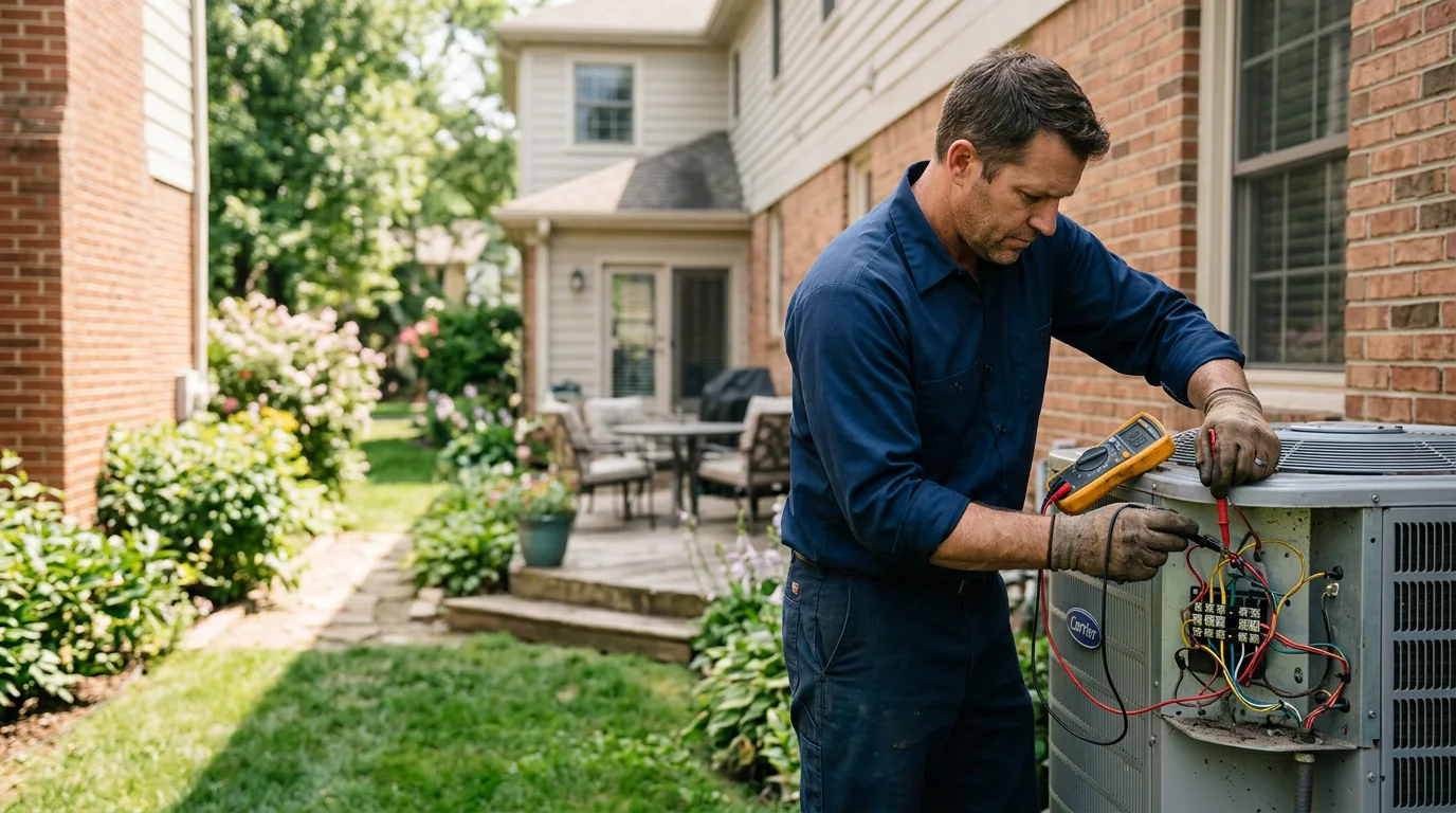HVAC technician working near North Sioux City, SD